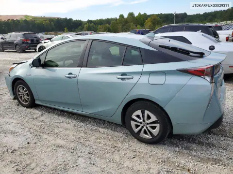 2016 Toyota Prius Three VIN JTDKARFUXG3029311 фото 2
