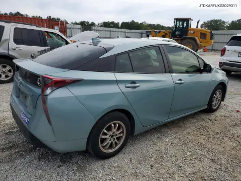 2016 Toyota Prius Three VIN JTDKARFUXG3029311 фото 3