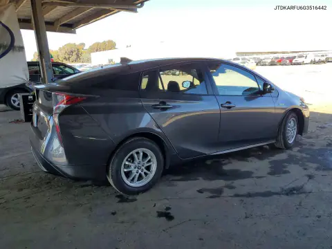 2016 Toyota Prius Four VIN JTDKARFU6G3516442 фото 3