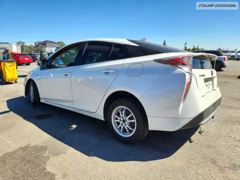 2016 Toyota Prius Two Eco VIN JTDKARFUXG3503886 фото 2