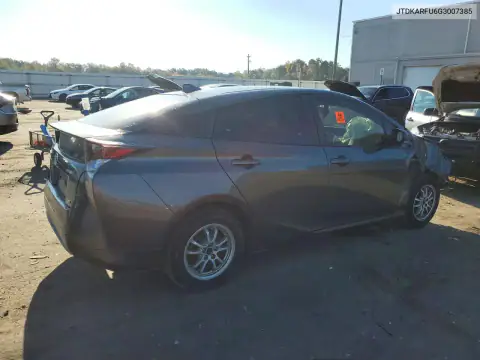 JTDKARFU6G3007385 — 2016 Toyota Prius, фото 3 с аукциона Copart 21.10.2026, Передняя часть