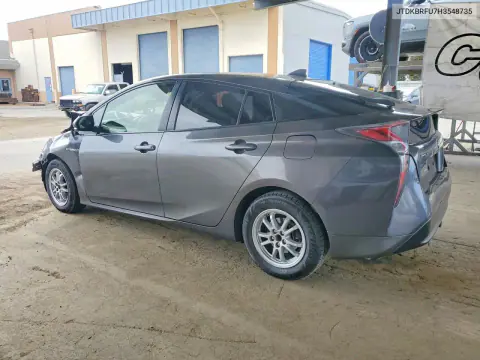 2017 Toyota Prius Two VIN JTDKBRFU7H3548735 фото 2