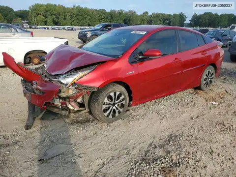 2017 Toyota Prius Two VIN JTDKBRFU0H3050327 фото 1