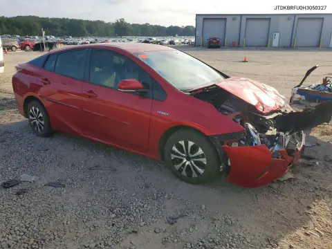 2017 Toyota Prius Two VIN JTDKBRFU0H3050327 фото 4