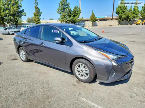 2017 Toyota Prius Two VIN JTDKBRFU1H3568687 фото 4