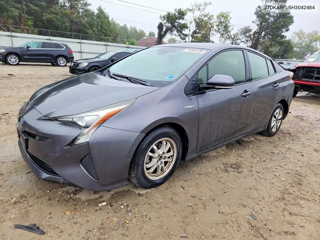 2017 Toyota Prius Three VIN JTDKARFU5H3042484 фото 1