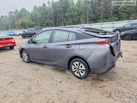 2017 Toyota Prius Three VIN JTDKARFU5H3042484 фото 2