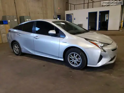 JTDKBRFU9H3029184 — 2017 Toyota Prius, фото 4 с аукциона Copart, Задняя часть