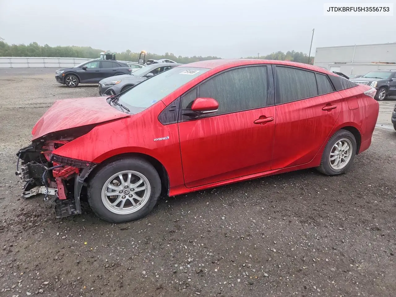 2017 Toyota Prius Two VIN JTDKBRFU5H3556753 фото 1
