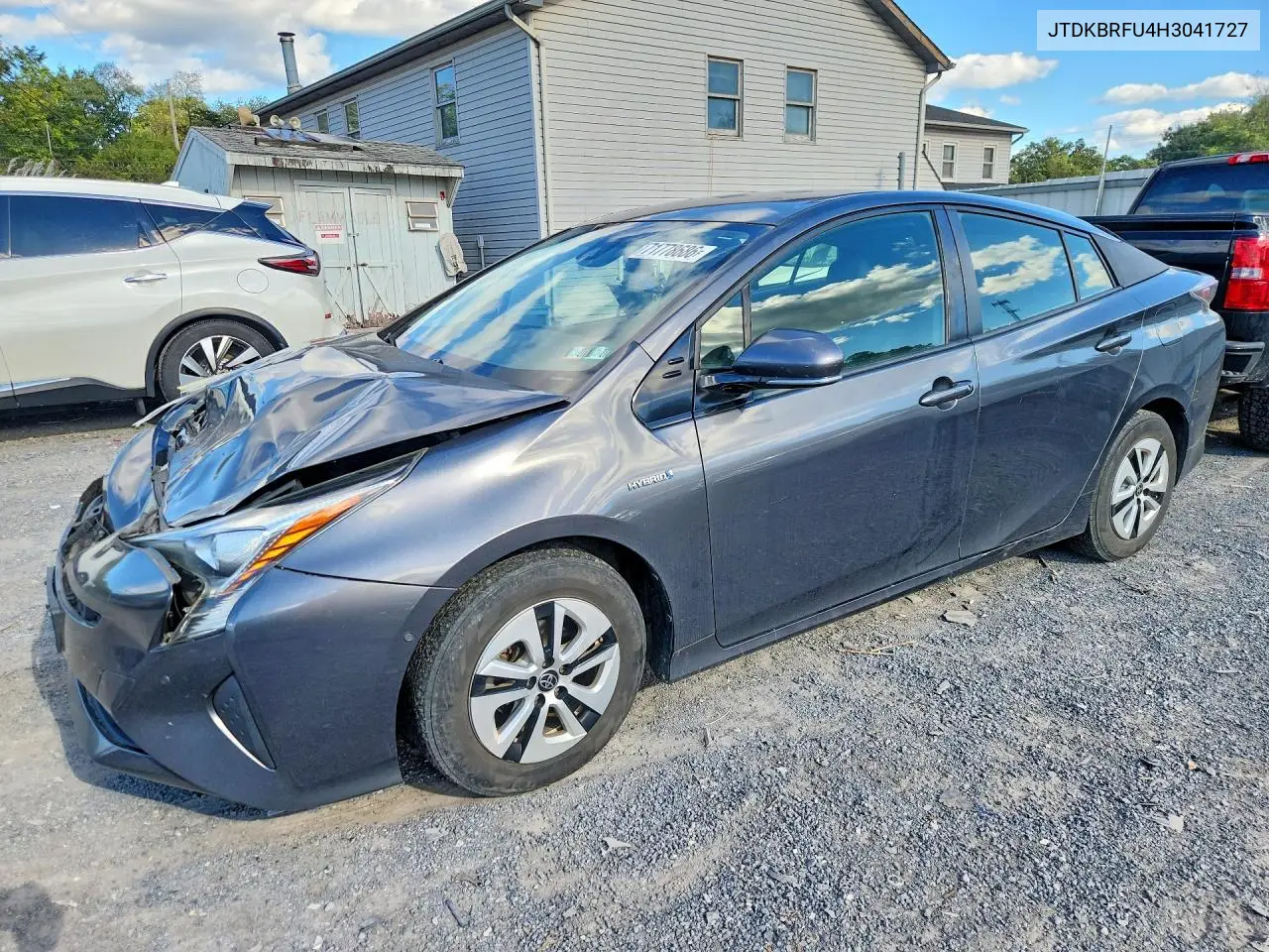 2017 Toyota Prius Two VIN JTDKBRFU4H3041727 фото 1