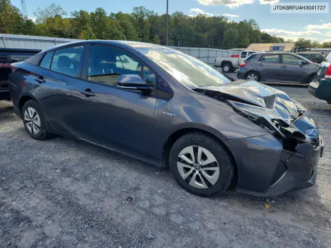 2017 Toyota Prius Two VIN JTDKBRFU4H3041727 фото 4
