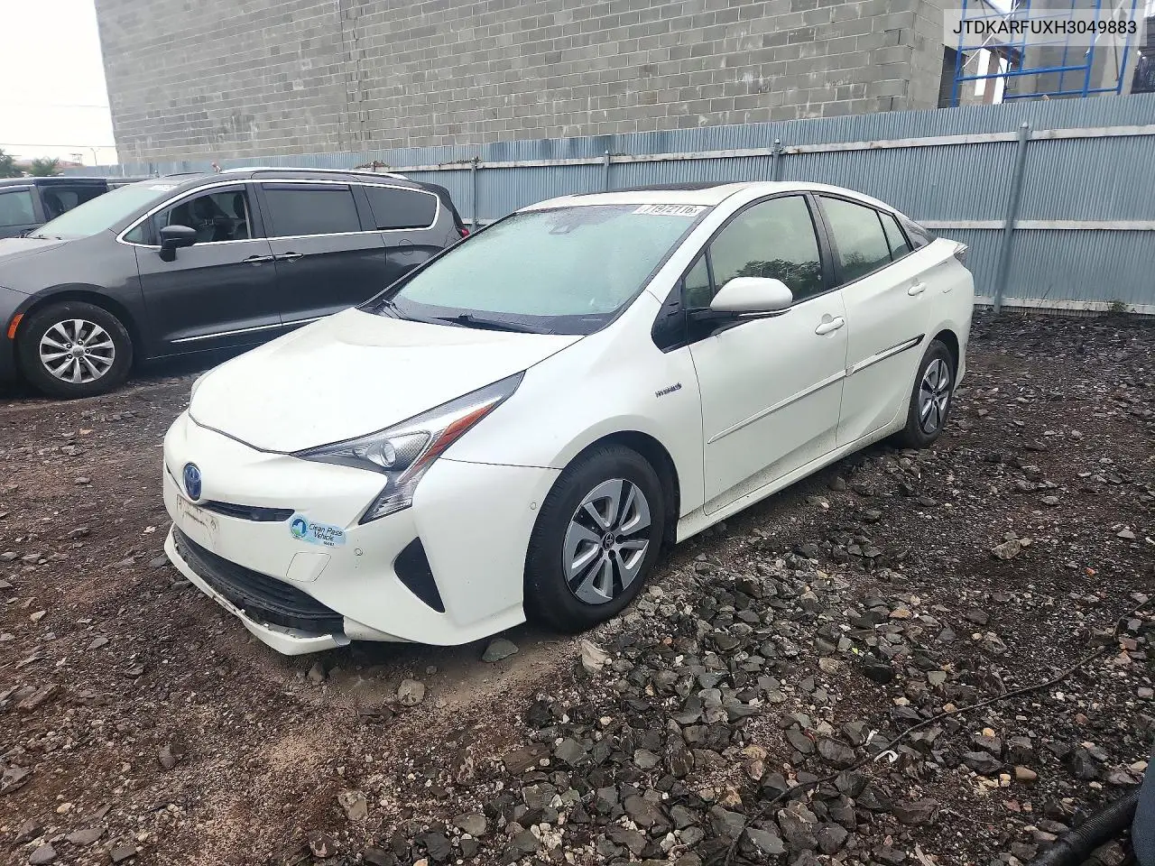 2017 Toyota Prius Three VIN JTDKARFUXH3049883 фото 1