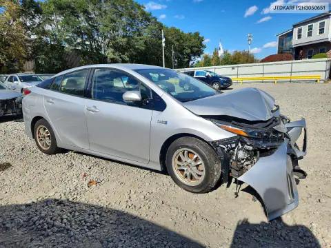 2017 Toyota Prius Prime Premium VIN JTDKARFP2H3050651 фото 4