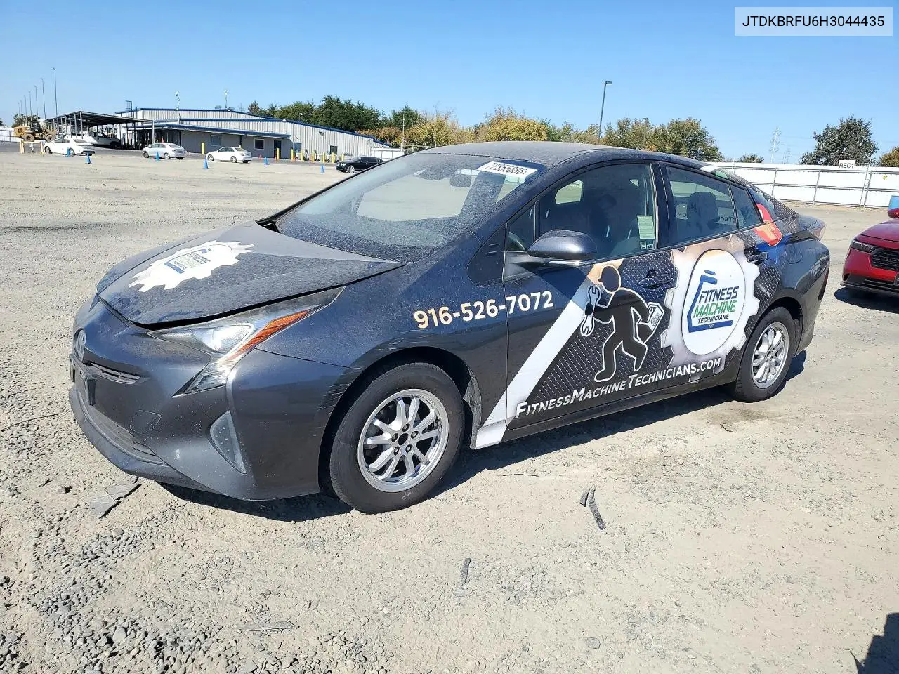2017 Toyota Prius One VIN JTDKBRFU6H3044435 фото 1