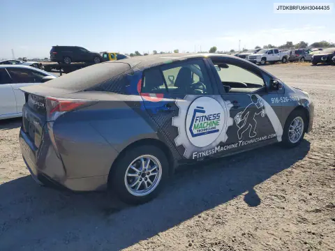 2017 Toyota Prius One VIN JTDKBRFU6H3044435 фото 3