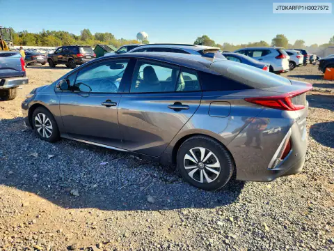 2017 Toyota Prius Prime Advanced VIN JTDKARFP1H3027572 фото 2