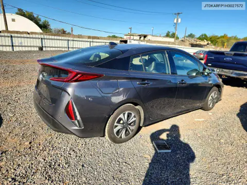 2017 Toyota Prius Prime Advanced VIN JTDKARFP1H3027572 фото 3