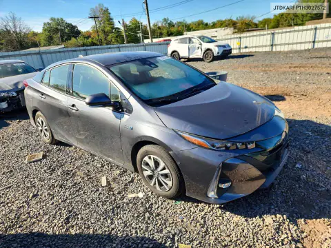 2017 Toyota Prius Prime Advanced VIN JTDKARFP1H3027572 фото 4