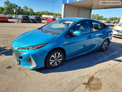 JTDKARFPXJ3095293 — 2018 Toyota Prius, Передняя часть, фото до ремонта