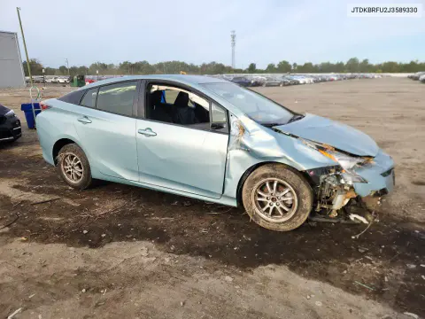 2018 Toyota Prius Two VIN JTDKBRFU2J3589330 фото 4
