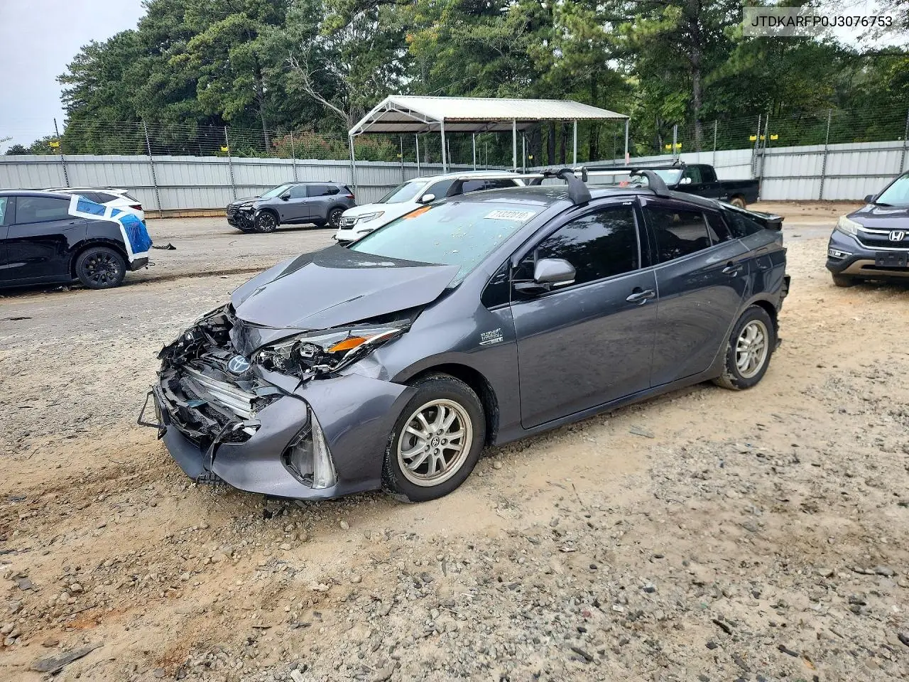 2018 Toyota Prius Prime Premium VIN JTDKARFP0J3076753 фото 1