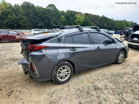 2018 Toyota Prius Prime Premium VIN JTDKARFP0J3076753 фото 3