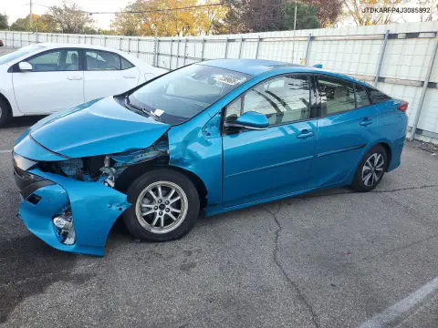 JTDKARFP4J3085892 — 2018 Toyota Prius, Передняя часть, фото до ремонта
