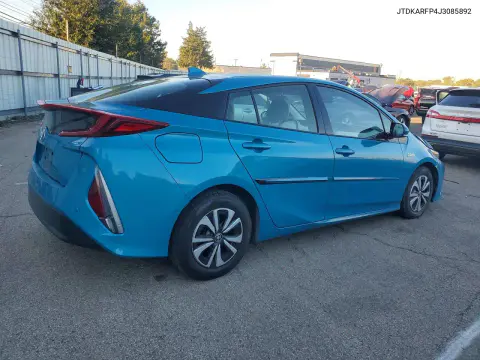 2018 Toyota Prius Prime Advanced VIN JTDKARFP4J3085892 фото 3
