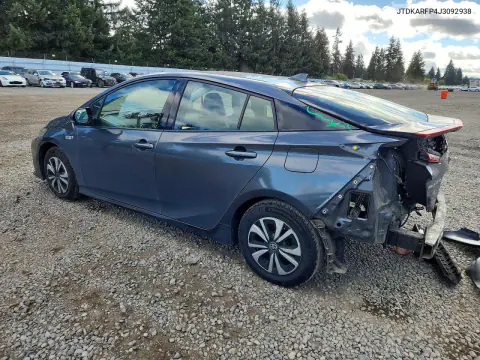 2018 Toyota Prius Prime Premium VIN JTDKARFP4J3092938 фото 2