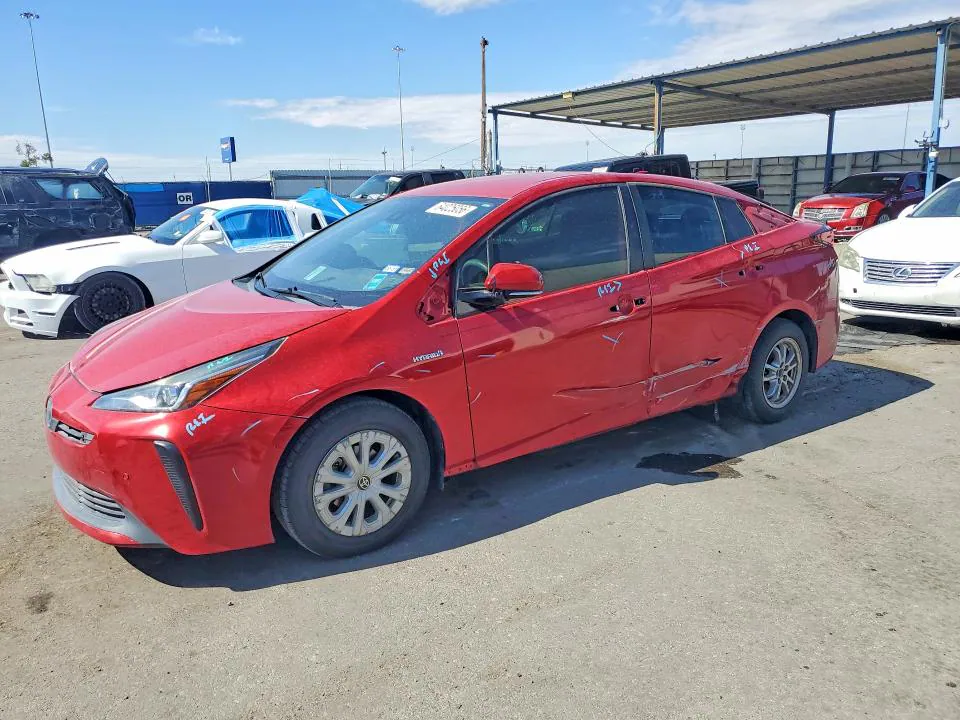 2019 TOYOTA PRIUS VIN JTDKARFU0K3083354 фото 1
