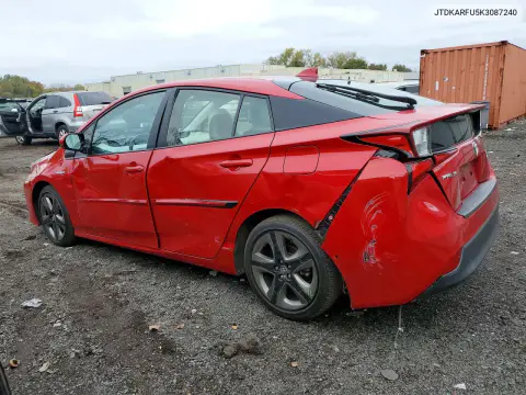 2019 Toyota Prius Limited VIN JTDKARFU5K3087240 фото 2
