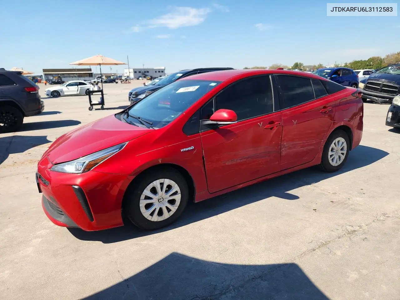 2020 Toyota Prius L Eco VIN JTDKARFU6L3112583 фото 1