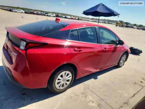 2020 Toyota Prius L Eco VIN JTDKARFU6L3112583 фото 3