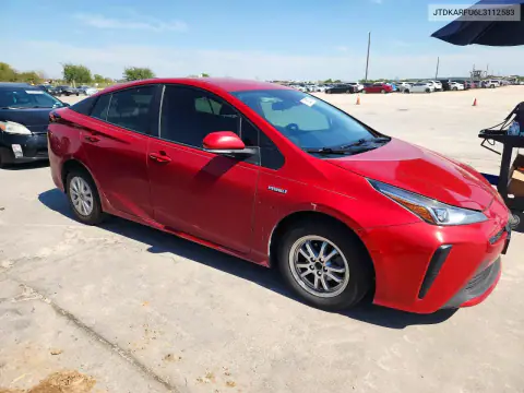 2020 Toyota Prius L Eco VIN JTDKARFU6L3112583 фото 4