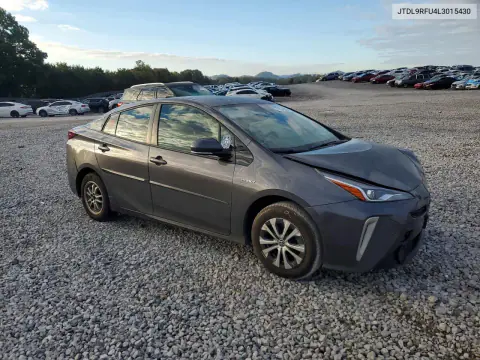 2020 Toyota Prius Xle Awd-E VIN JTDL9RFU4L3015430 фото 4