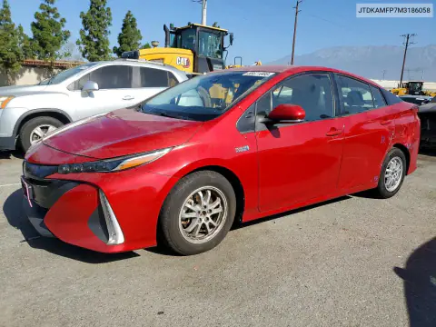 JTDKAMFP7M3186058 — 2021 Toyota Prius, Сторона, фото до ремонта