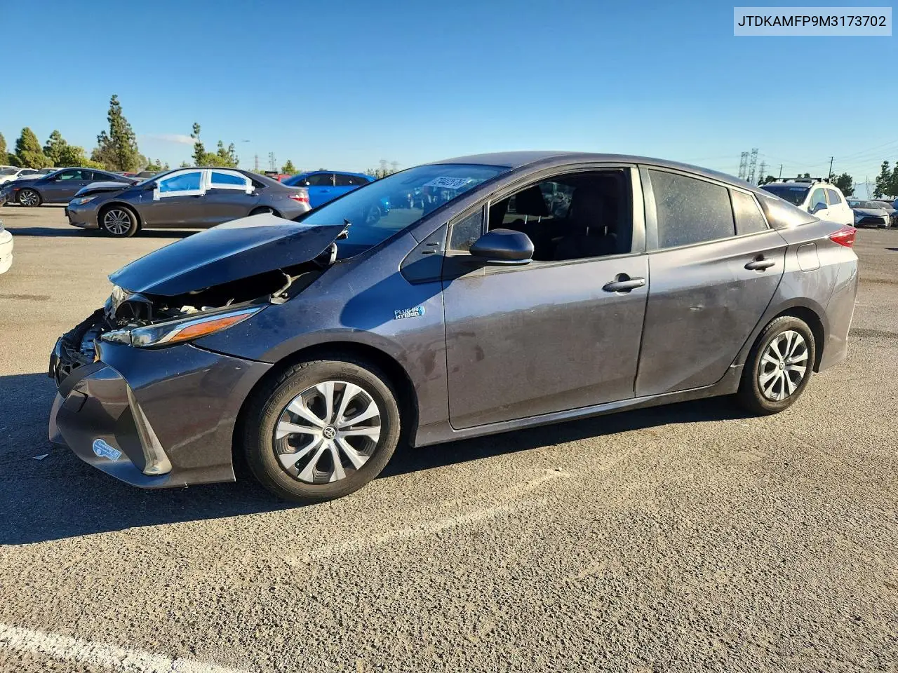 2021 Toyota Prius Prime Le VIN JTDKAMFP9M3173702 фото 1