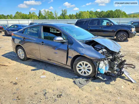 2022 Toyota Prius L Eco VIN JTDKAMFU0N3169559 фото 4