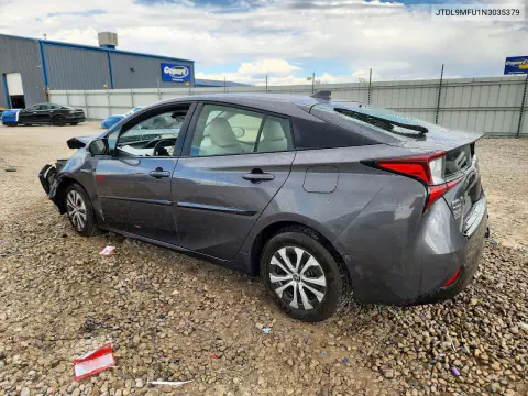 2022 Toyota Prius Le Awd-E VIN JTDL9MFU1N3035379 фото 2