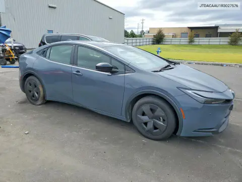 2024 Toyota Prius Le VIN JTDACAAU1R3027576 фото 4