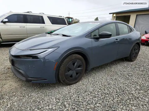 JTDADABU0R3008223 — 2024 Toyota Prius, Сторона, фото до ремонта