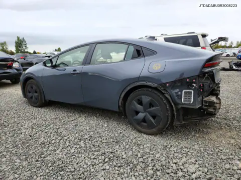 2024 Toyota Prius Le VIN JTDADABU0R3008223 фото 2