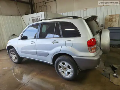 2001 Toyota Rav4 Base VIN JTEGH20V310036020 фото 2
