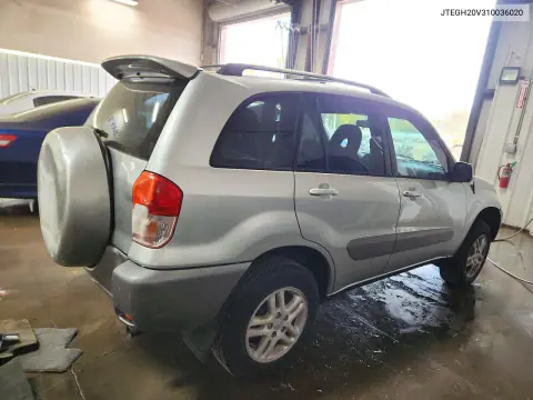 2001 Toyota Rav4 Base VIN JTEGH20V310036020 фото 3