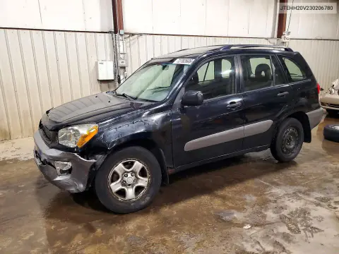 JTEHH20V230206780 — 2003 Toyota RAV4, Передняя часть, фото до ремонта