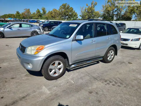 JTEGD20V840034716 — 2004 Toyota RAV4, Мелкие вмятины и царапины, фото до ремонта