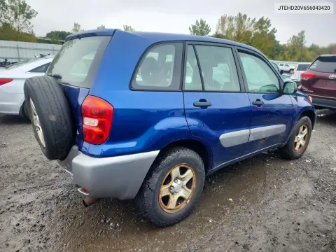 2005 Toyota Rav4 Base VIN JTEHD20V656043420 фото 3