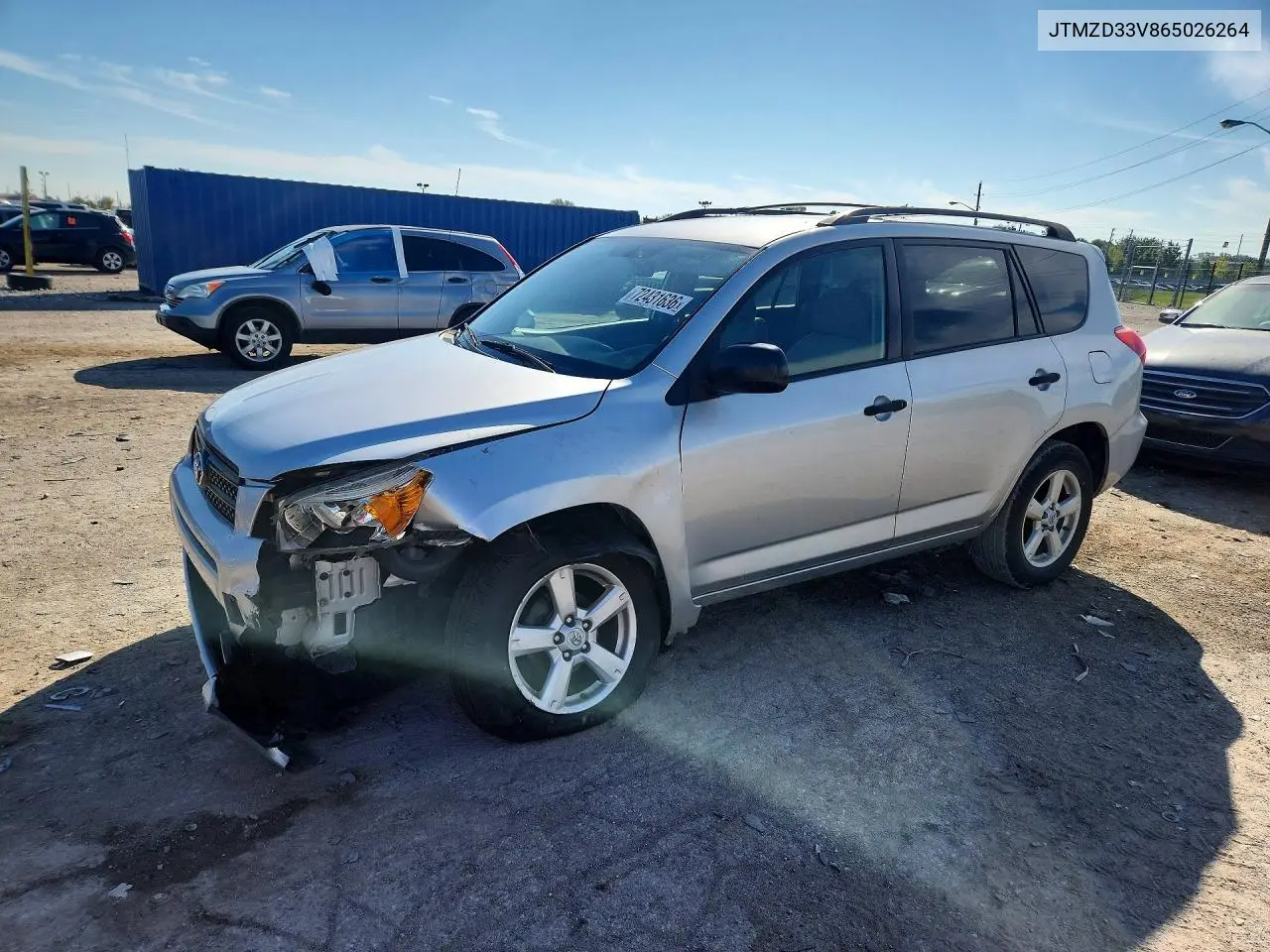 2006 Toyota Rav4 Base VIN JTMZD33V865026264 фото 1