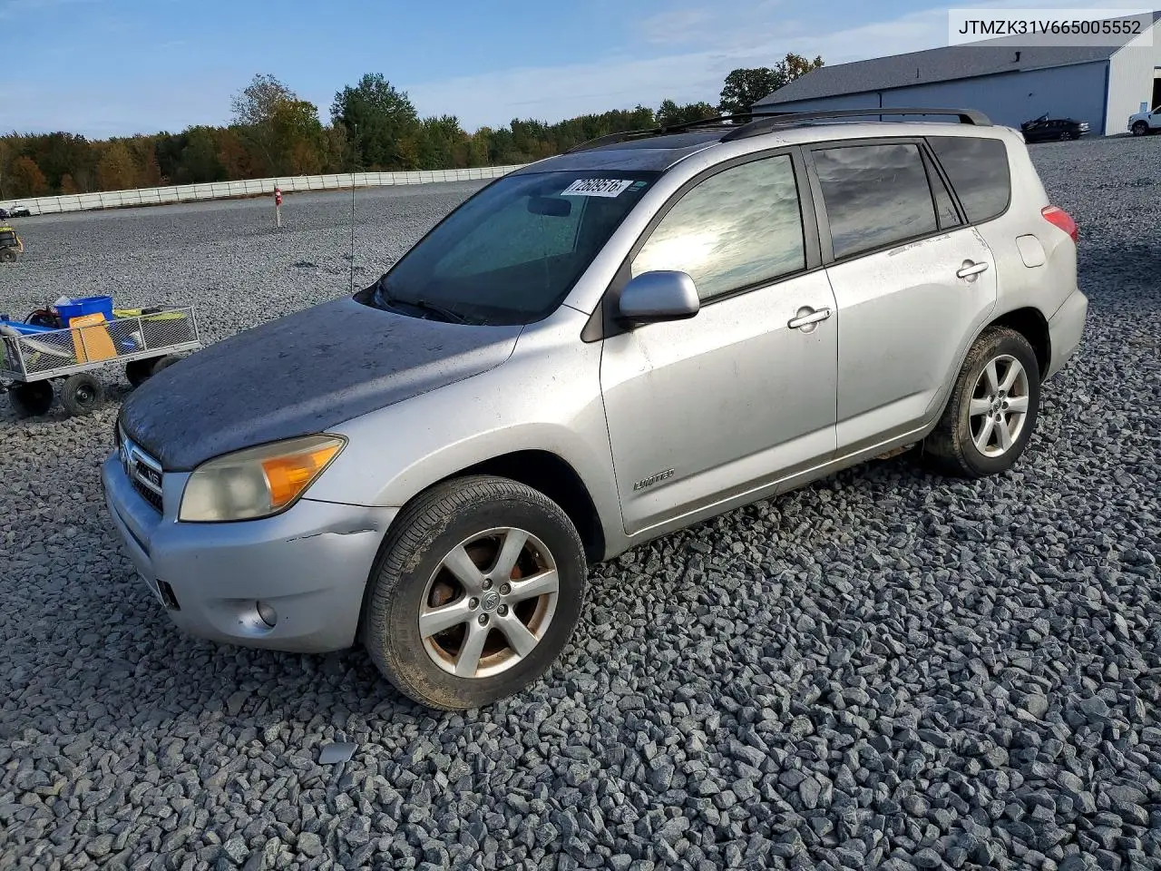 2006 Toyota Rav4 Limited VIN JTMZK31V665005552 фото 1