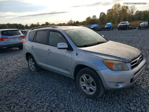2006 Toyota Rav4 Limited VIN JTMZK31V665005552 фото 4